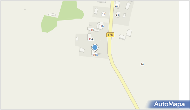 Poźrzadło Wielkie, Poźrzadło Wielkie, 15B, mapa Poźrzadło Wielkie