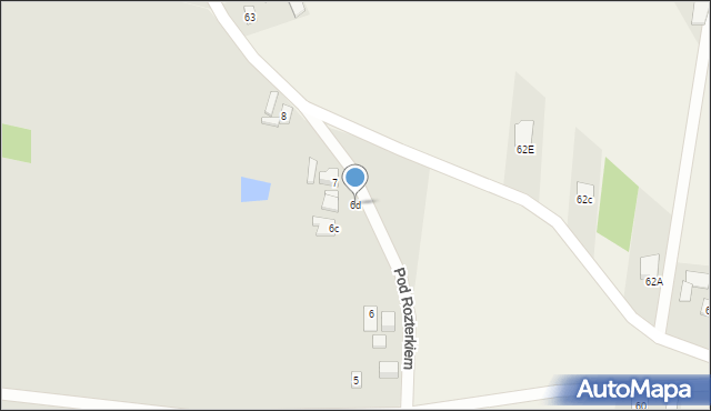 Praszka, Pod Rozterkiem, 6d, mapa Praszka