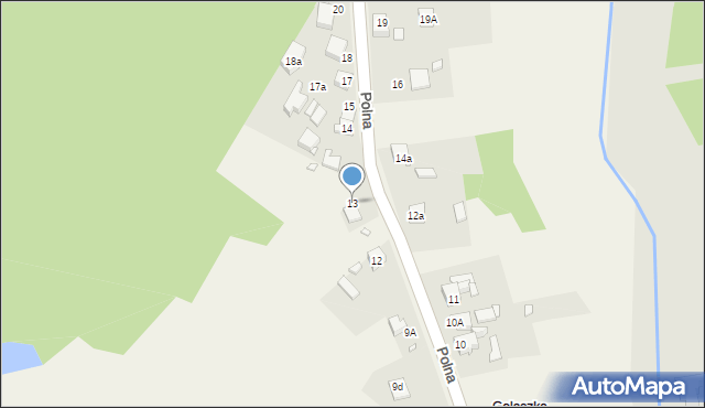 Preczów, Polna, 13, mapa Preczów