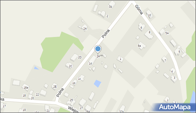 Preczów, Polna, 1A, mapa Preczów