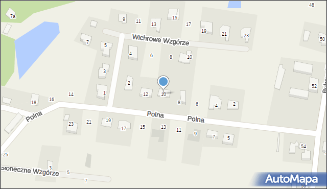 Pręgowo, Polna, 10, mapa Pręgowo