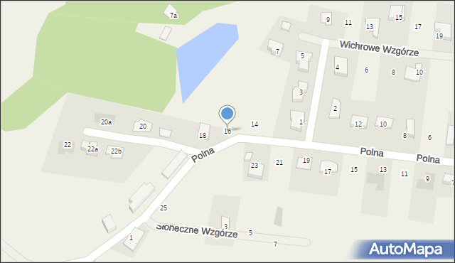 Pręgowo, Polna, 16, mapa Pręgowo