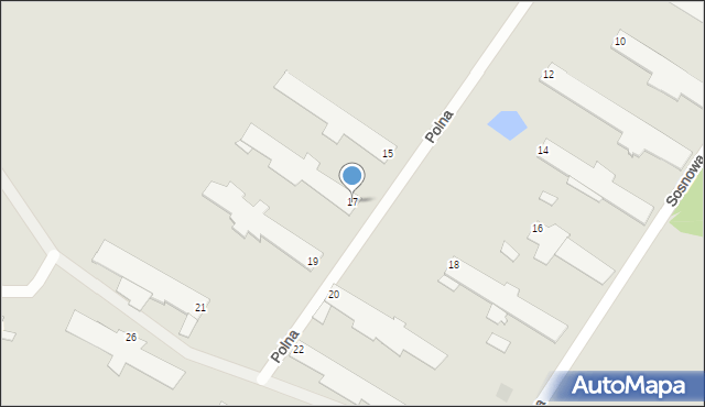 Prochowice, Polna, 17, mapa Prochowice