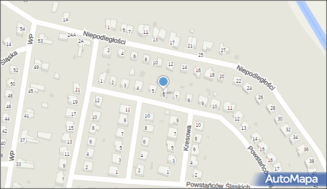 Prochowice, Powstańców Wielkopolskich, 6, mapa Prochowice