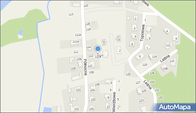 Promnice, Północna, 112a, mapa Promnice