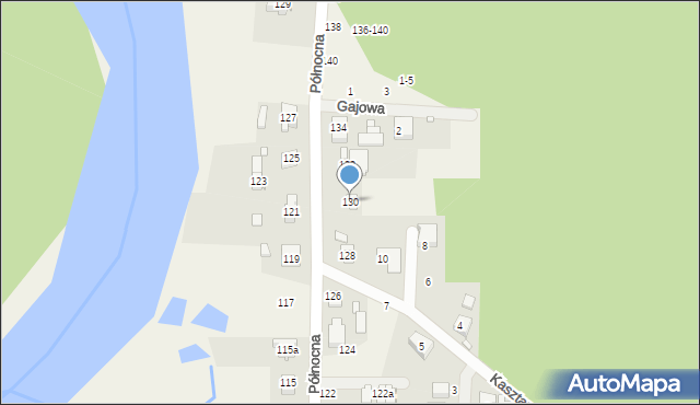 Promnice, Północna, 130, mapa Promnice