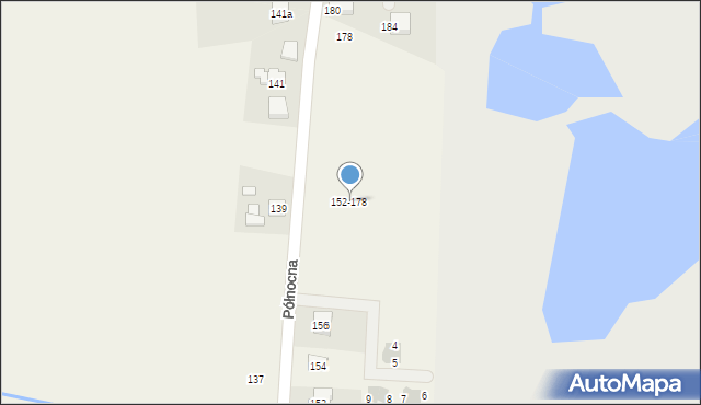 Promnice, Północna, 152-178, mapa Promnice