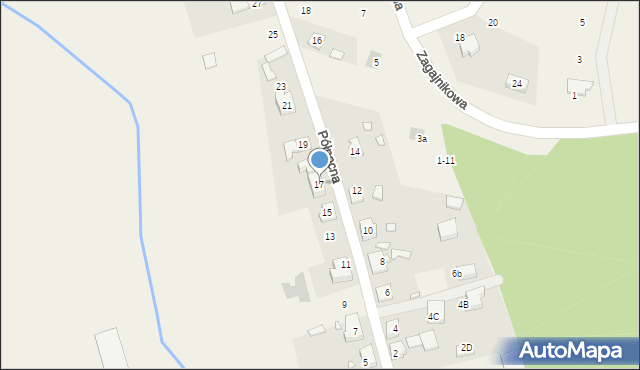 Promnice, Północna, 17, mapa Promnice