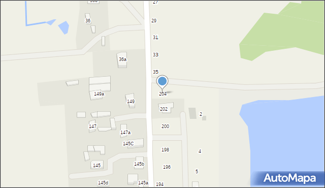 Promnice, Północna, 204, mapa Promnice