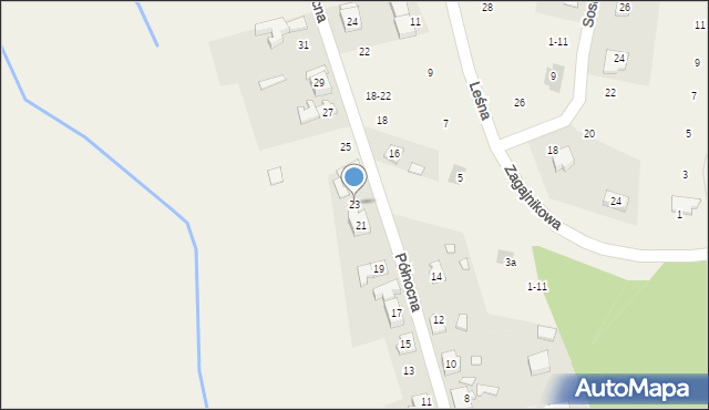 Promnice, Północna, 23, mapa Promnice