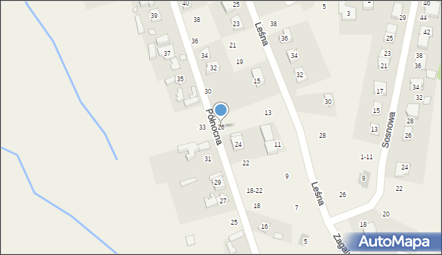 Promnice, Północna, 26, mapa Promnice