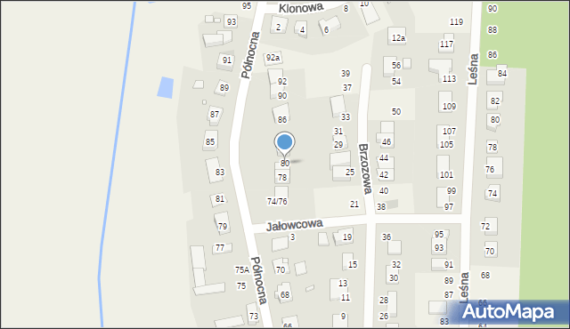 Promnice, Północna, 80, mapa Promnice