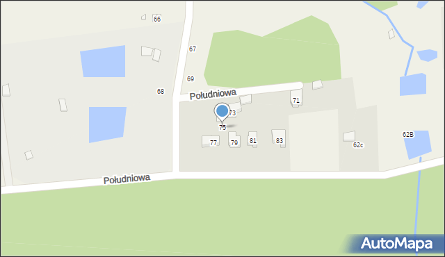 Promnice, Południowa, 75, mapa Promnice