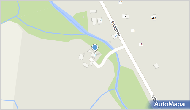 Proszowice, Podgórze, 1, mapa Proszowice