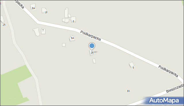 Pruchnik, Podkarpacka, 15, mapa Pruchnik