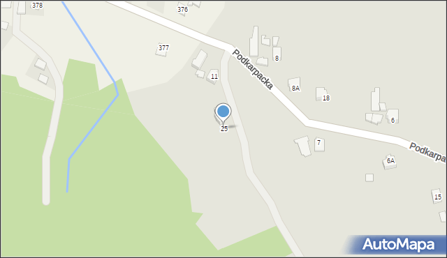 Pruchnik, Podkarpacka, 25, mapa Pruchnik