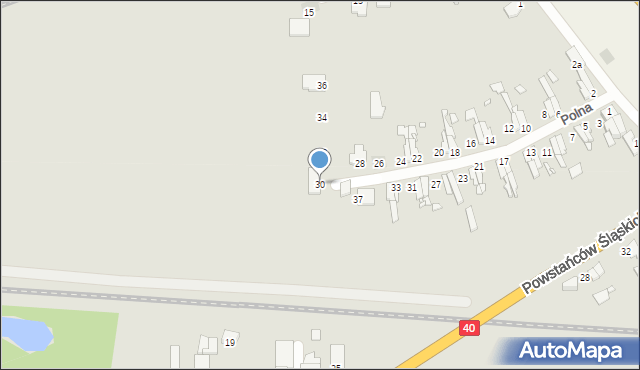 Prudnik, Polna, 30, mapa Prudnik