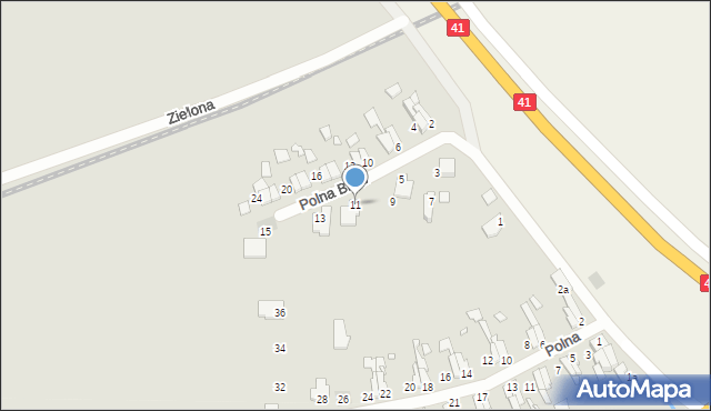 Prudnik, Polna Bloki, 11, mapa Prudnik