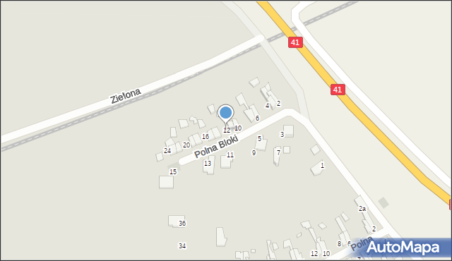 Prudnik, Polna Bloki, 12, mapa Prudnik