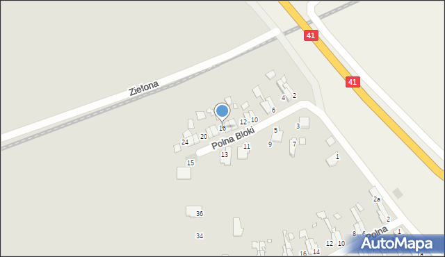 Prudnik, Polna Bloki, 16, mapa Prudnik