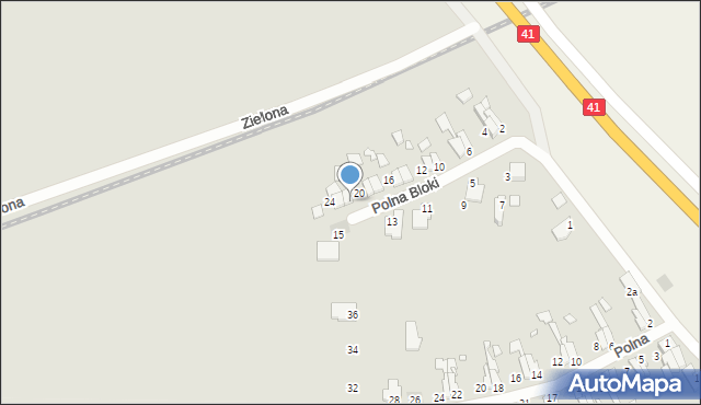 Prudnik, Polna Bloki, 22, mapa Prudnik