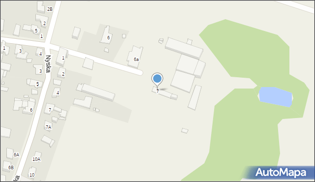 Prusinowice, Powstańców Śląskich, 7, mapa Prusinowice