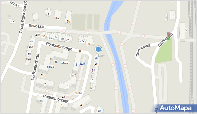 Pruszcz Gdański, Podkomorzego, 18C, mapa Pruszcz Gdański