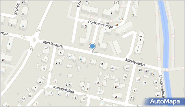 Pruszcz Gdański, Podkomorzego, 2a, mapa Pruszcz Gdański