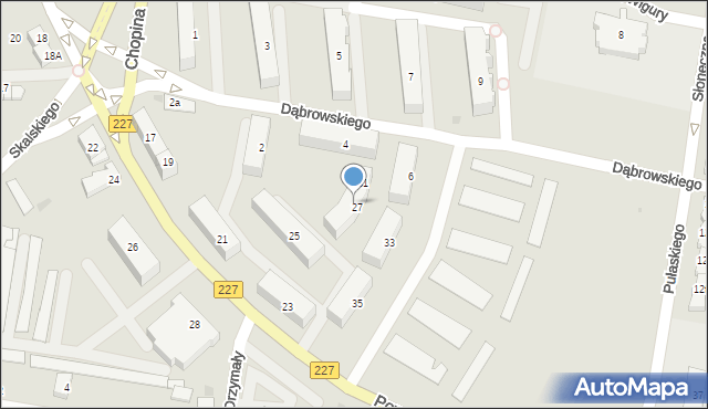 Pruszcz Gdański, Powstańców Warszawy, 29, mapa Pruszcz Gdański