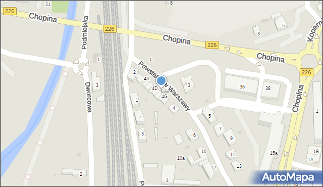 Pruszcz Gdański, Powstańców Warszawy, 4F, mapa Pruszcz Gdański