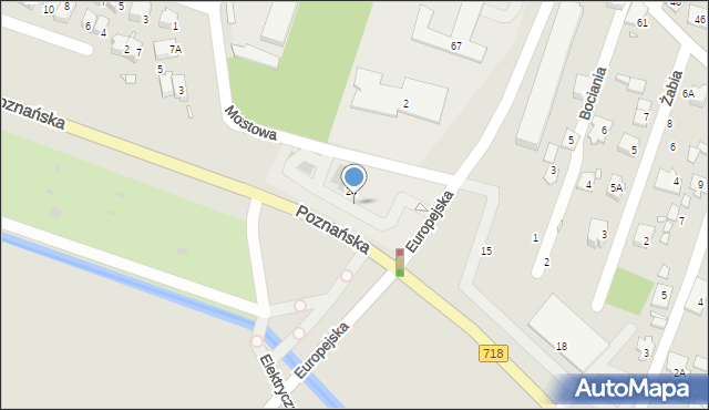 Pruszków, Poznańska, 6, mapa Pruszków