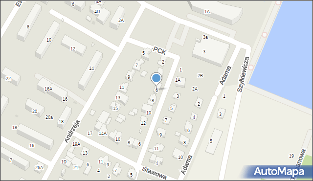 Pruszków, Polskiego Czerwonego Krzyża, 6, mapa Pruszków