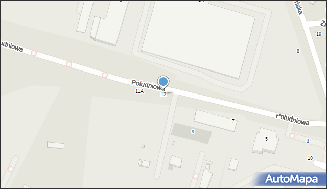 Pruszków, Południowa, 12, mapa Pruszków