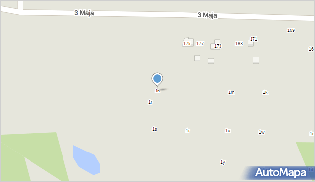 Przecław, Podlesie, 1p, mapa Przecław