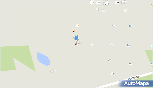 Przecław, Podlesie, 1s, mapa Przecław