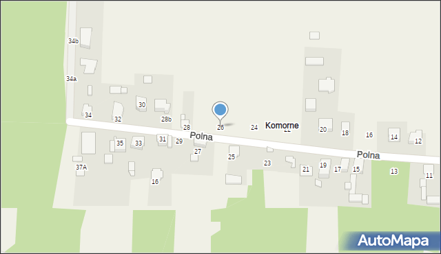 Przeczyce, Polna, 26, mapa Przeczyce