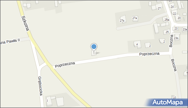 Przedmoście, Poprzeczna, 10, mapa Przedmoście