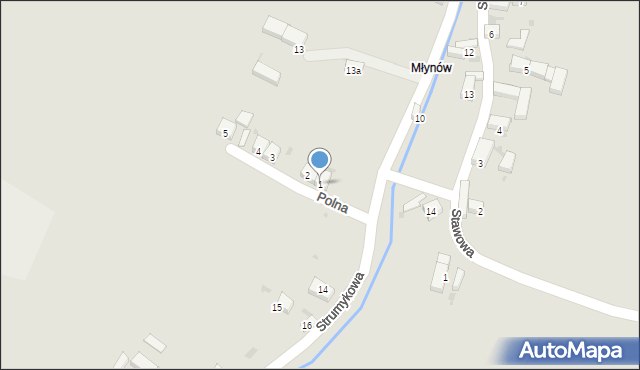 Przemków, Polna, 1, mapa Przemków