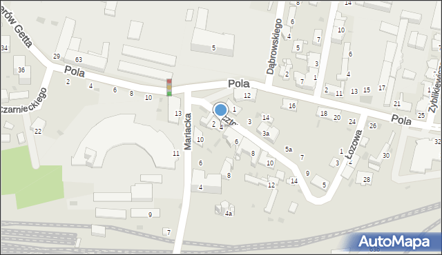 Przemyśl, Pocztowa, 4, mapa Przemyśla