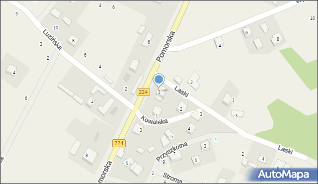 Przetoczyno, Pomorska, 1, mapa Przetoczyno