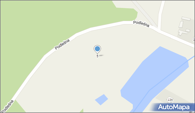 Przetycz Włościańska, Podleśna, 5, mapa Przetycz Włościańska