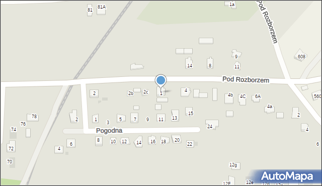 Przeworsk, Pod Rozborzem, 1, mapa Przeworsk