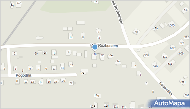 Przeworsk, Pod Rozborzem, 4b, mapa Przeworsk