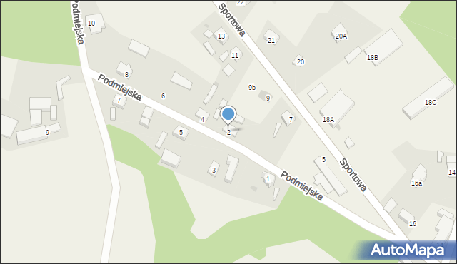 Przewóz, Podmiejska, 2, mapa Przewóz