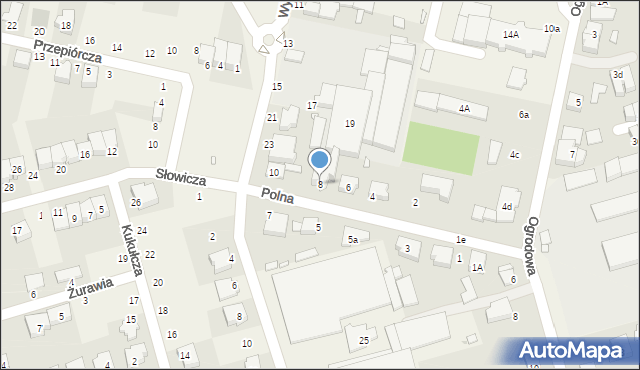 Przeźmierowo, Polna, 8, mapa Przeźmierowo