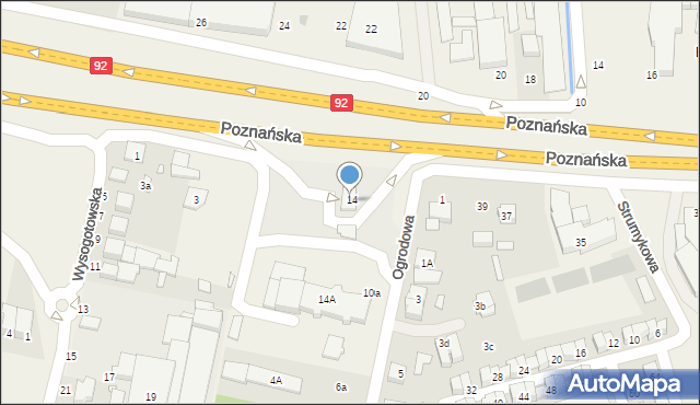 Przeźmierowo, Poznańska, 41, mapa Przeźmierowo