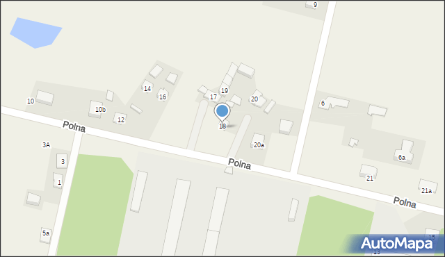 Przyborów, Polna, 18a, mapa Przyborów