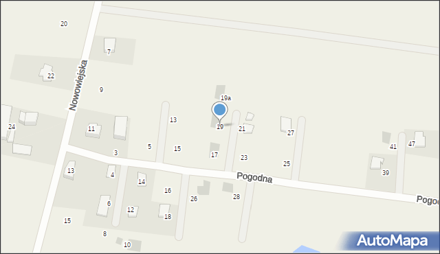 Przyjaźń, Pogodna, 19, mapa Przyjaźń