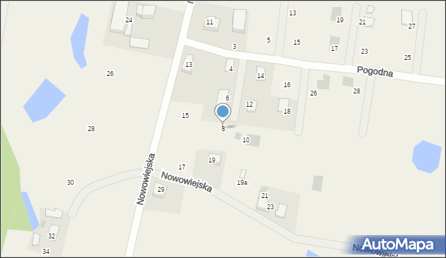 Przyjaźń, Pogodna, 8, mapa Przyjaźń