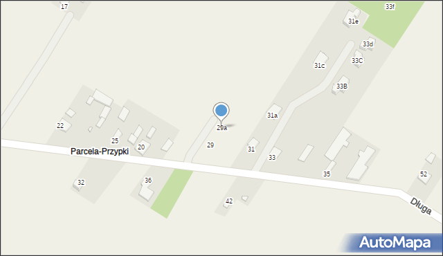 Przypki, Północna, 29a, mapa Przypki